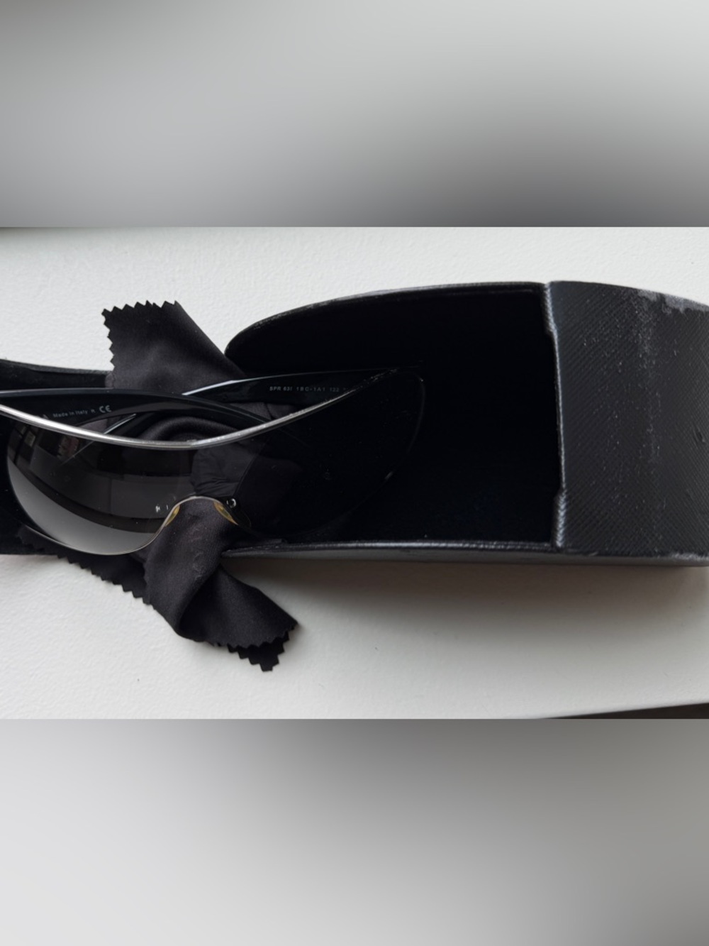 Prada Black Vintage Sunglasses - Picture 4 of 5